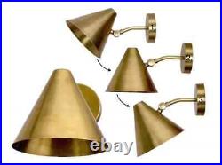 Modern Adjustable Wall Lamp Light Sconce Handmade Brass Ceiling Spot Light Lamp