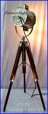 Modern Designer Studio Tripod Floor Lamp Nautical Searchlight Spot Light