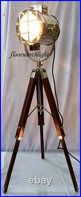 Modern Designer Studio Tripod Floor Lamp Nautical Searchlight Spot Light