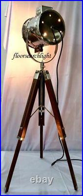 Modern Designer Studio Tripod Floor Lamp Nautical Searchlight Spot Light