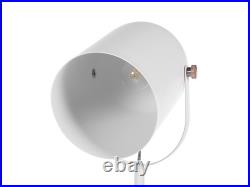 Modern Floor Lamp White Metal Spotlight Shade Adjustable Industrial Tyria