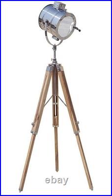 Modern Spot Light Nautical Adjustable Tripod Studio Searchlight Decor Modern Spot Light Nautical Adjustable Tripod Studio Searchlight Decor