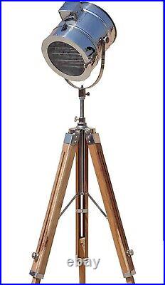 Modern Spot Light Nautical Adjustable Tripod Studio Searchlight Decor
