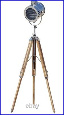 Modern Spot Light Nautical Adjustable Tripod Studio Searchlight Decor