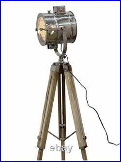 Modern Spot Light Nautical Adjustable Tripod Studio Searchlight Decor