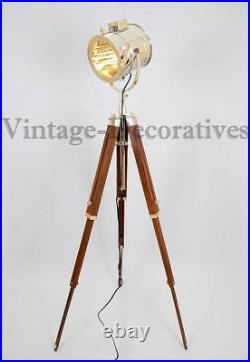 Modern Spot Light Tripod Marine Studio Searchlight Vintage Floor Lamp