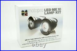 Motopro MK10 LED Motorcycle Spot Lights 2pcs bullet light Round spot lamps