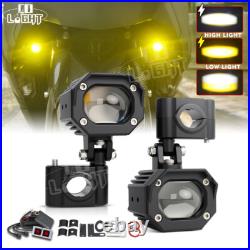 Motorcycle Led Auxiliary Fog Spot Light Lamp Honda Triumph BMW KTM YAMAHA SUZUKI