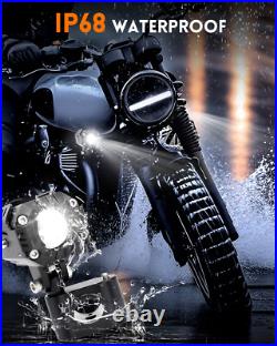 Motorcycle Led Auxiliary Fog Spot Light Lamp Honda Triumph BMW KTM YAMAHA SUZUKI