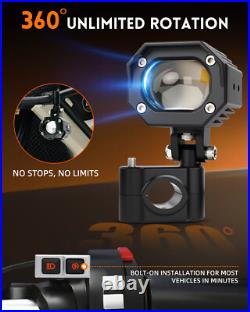 Motorcycle Led Auxiliary Fog Spot Light Lamp Honda Triumph BMW KTM YAMAHA SUZUKI