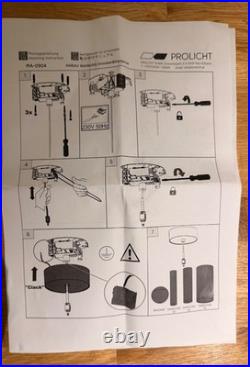 NEW PROLICHT LED Pendant Spotlight System Commercial Architectural Light Sus NEW PROLICHT LED Pendant Spotlight System Commercial Architectural Light Sus