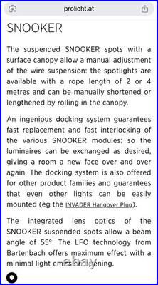 NEW PROLICHT LED Pendant Spotlight System Commercial Architectural Light Sus