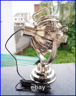 Nautical Chrome Table Lamp Search light Spotlight Lamp Light Home/Office Décor