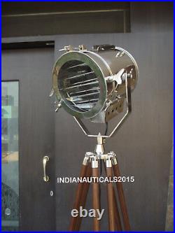 Nautical Designer Studio Floor Lamp Tripod Searchlight Home Decor Spot Light