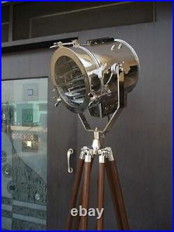 Nautical Industrial Spotlight Floor Lamp Tripod Stand gift for cristmas