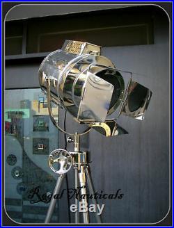 Nautical Spotlight Home Decorative Floor Lamp Tripod Search light lamp