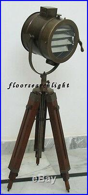 Nautical Stylish Decor Spot Light Searchlight Studio Floor Lamp Tripod Stand