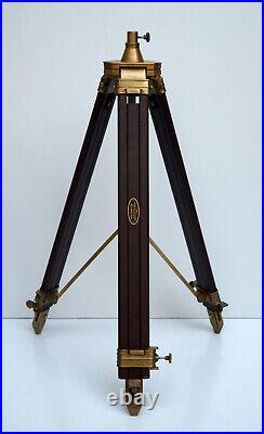 Nautical industrial floor tripod stand retro style for shade lamp spot light