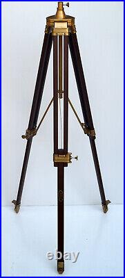 Nautical industrial floor tripod stand retro style for shade lamp spot light