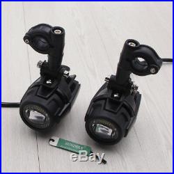 New 1 Pair 40W Motorcycle LED Fog Spot Light Driving Lamp For BMW R1200GS F800GS