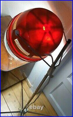 Old dry hood floor lamp reading lamp spotlight 70s upcycling