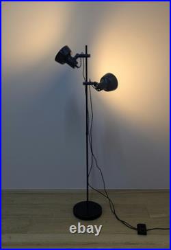 Original Danish 1970s Midcentury Spotlight Floor Lamp Fully Restored