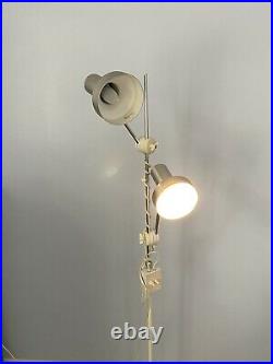 Original Vintage Habitat Twin Spotlight Floor Lamp Maclamp by Terence Conran