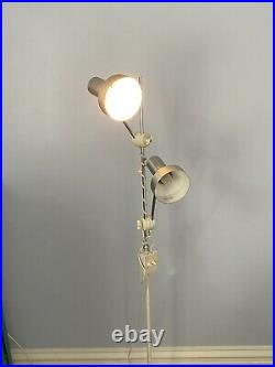 Original Vintage Habitat Twin Spotlight Floor Lamp Maclamp by Terence Conran