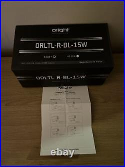 Orlight ORLTL-R-BL-15W Track Light Led Spot Lamp&2 x GU10 Bulk Offer x 12 items