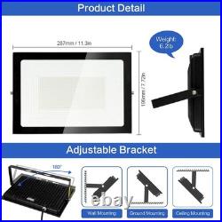 Outdoor Garden Floodlight With Sensor LED PIR Motion Security Lights Waterproof