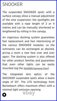 PROLICHT LED Pendant Spotlight System Commercial Architectural Light
