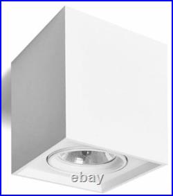 Paintable Plaster Ceiling Spot Light Lamp Fixture GU10 Modern White