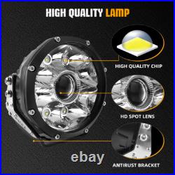 Pair 5 inch LED Work Light Laser Pods Spot Flood Fog Lamp Offroad Driving Truck
