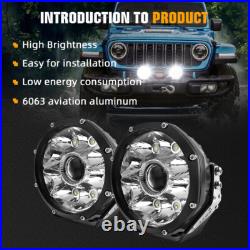 Pair 5 inch LED Work Light Laser Pods Spot Flood Fog Lamp Offroad Driving Truck Pair 5 inch LED Work Light Laser Pods Spot Flood Fog Lamp Offroad Driving Truck