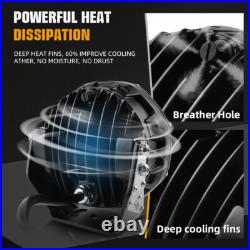 Pair 5 inch LED Work Light Laser Pods Spot Flood Fog Lamp Offroad Driving Truck