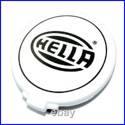 Pair Hella Comet 500 Driving Lamp Yellow Spot Light With Cover Universal Fit ECs