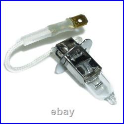 Pair Hella Comet 500 Driving Lamp Yellow Spot Light With Cover Universal Fit ECs