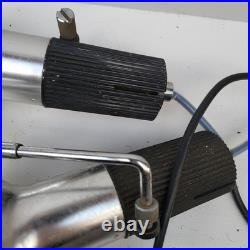 Pair Vintage Industrial Marler Hayley Barnet Clamp Fitting Spotlight Lamps