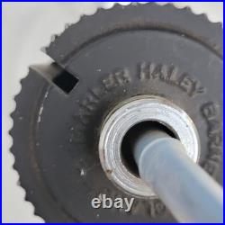 Pair Vintage Industrial Marler Hayley Barnet Clamp Fitting Spotlight Lamps