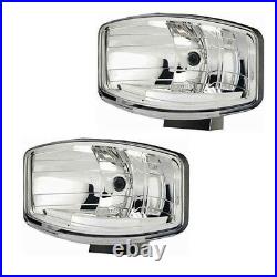 Pair of New Hella Jumbo 320FF Clear Lens Driving / Spot Lamps Without Side Light