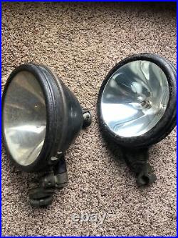 Pair of S & M Lamp Co No 90 Spot Lights Lamps Light 1920's 1930's