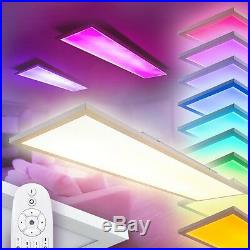 Panel RGB LED 41W ceiling light remote colour changer dimmer lamp IP20 156489