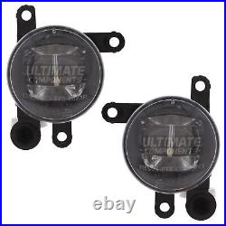 Peugeot 2008 2021- Fog Lights Front Spot Lamp Round 1 Pair Left & Right Hand