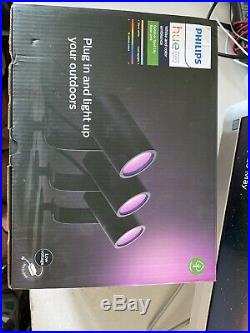 Philips Hue Lily White And Colour Ambiance Led 3x Spotlight Base Unit