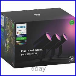 Philips Hue White & Colour Ambiance Lily Outdoor Spot Light A+ Rated