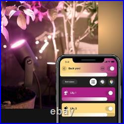 Philips Hue White & Colour Ambiance Lily Outdoor Spot Light A+ Rated