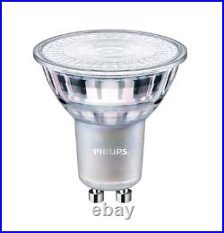 Philips Master Led Spot Gu10 High Output Lamp, 4.9w 50w Dimmable Spotlight