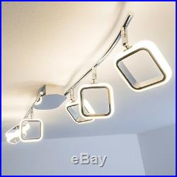 Plafonnier LED Spot Design Lustre Chrome Lampe à suspension 6 branches 138746