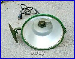 Rare Vintage Crouse Hinds Syracuse N. Y. Green Porcelain Spotlight Search Light