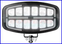 Rectangular Oval LED Driving Spot Light Spot Lamp White / Amber DRL light Jumbo